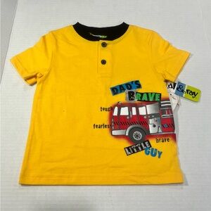 Yellow Kids Short Sleeve Tee